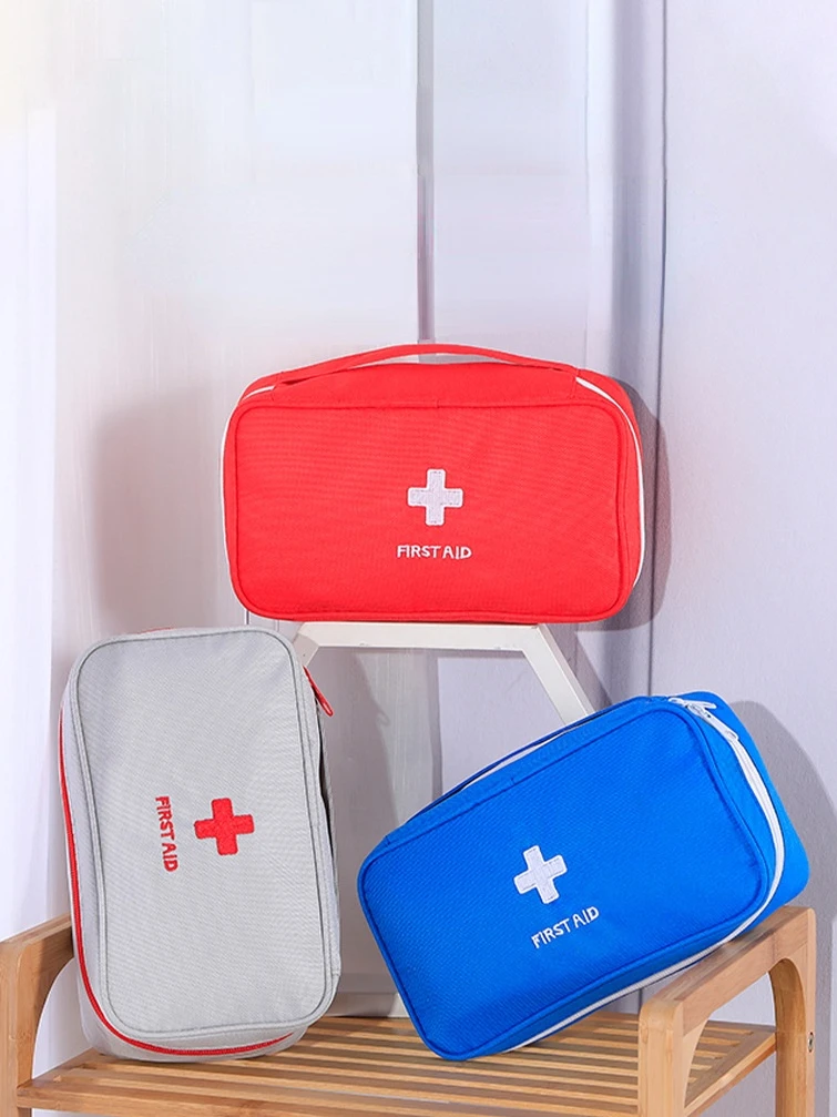 Крупнотоннажная аптечка за първа помощ, медицински комплекти за спешна помощ, органайзер, преносим чанта за съхранение на медицински таблетки за пътуване на открито