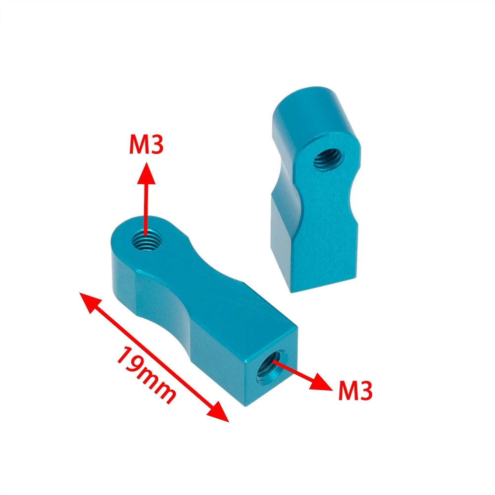 Метална скоба за закрепване серво 2 елемента за обновяване на радиоуправляемого колата Tamiya TT01 TT-01 1/10