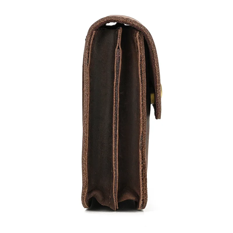 Мини-кожена мъжка нагрудная чанта, калъф за телефон, поясная чанта от естествена кожа, мъжки поясная чанта, мъжка поясная чанта, мъжка поясная чанта