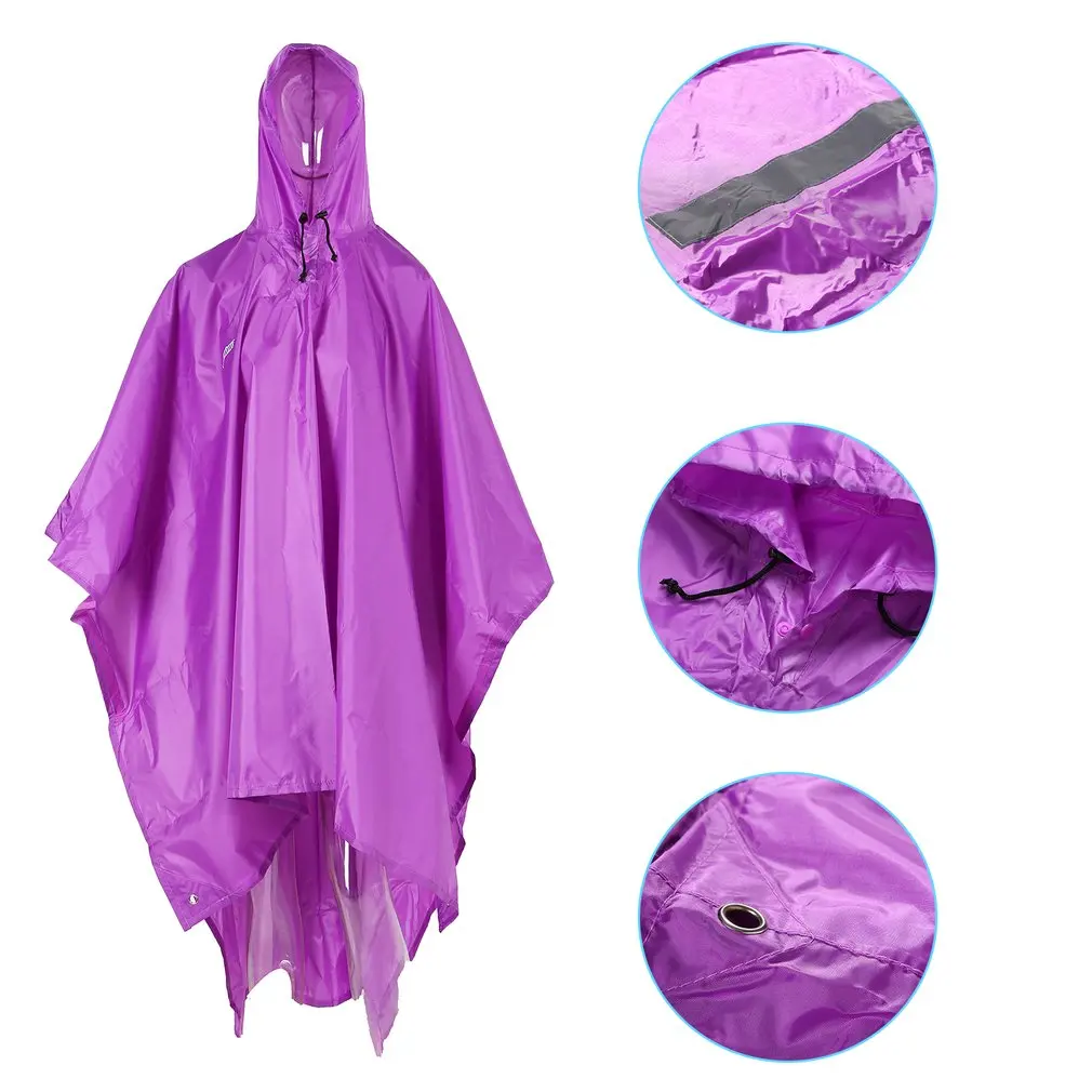 Многофункционален дъждобран унисекс, раница, дъждобран, пончо, подложка за пикник, здрава поръсване дрехи за туризъм на открито, къмпинг