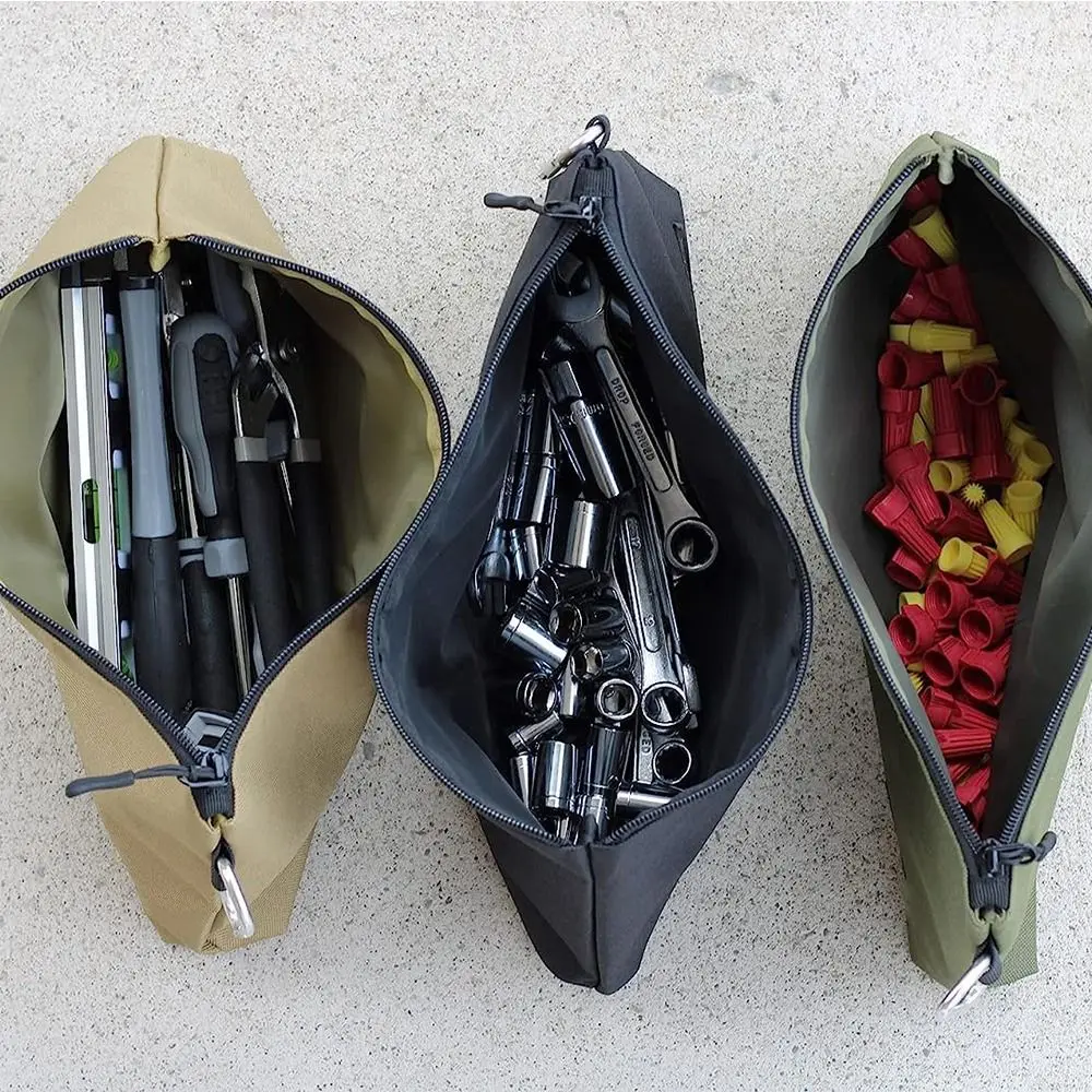 Модерна чанта за инструменти от плат Оксфорд с дългоцевно оръжие, по-голямата голям чанта с цип, многофункционална чанта за инструменти, козметика
