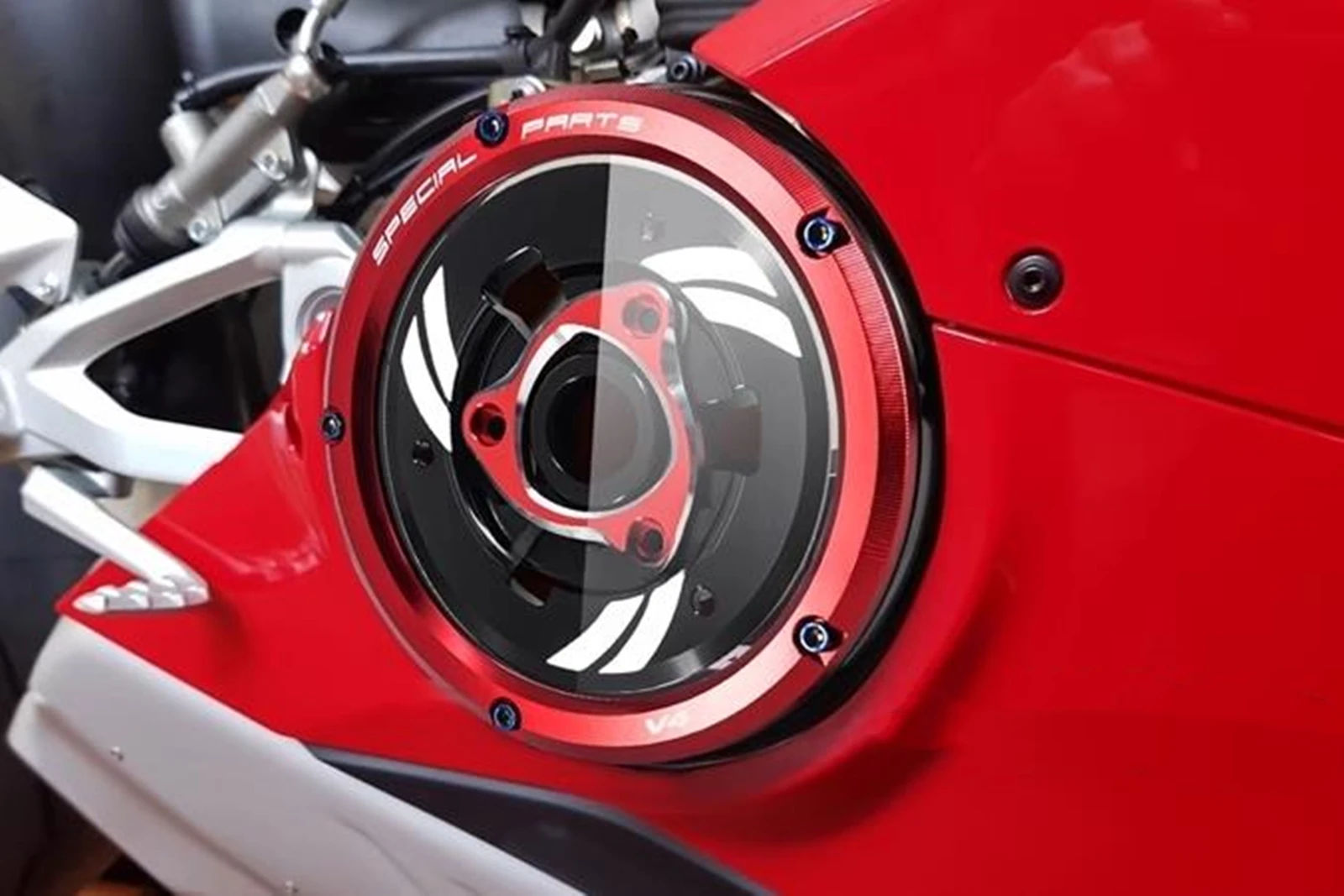 Мотор Прозрачен Капак Двигател Съединител Защитник на Определяне на Плочи За Ducati 959 1199 1299 V2 PANIGALE V4 V4S 2019-2021