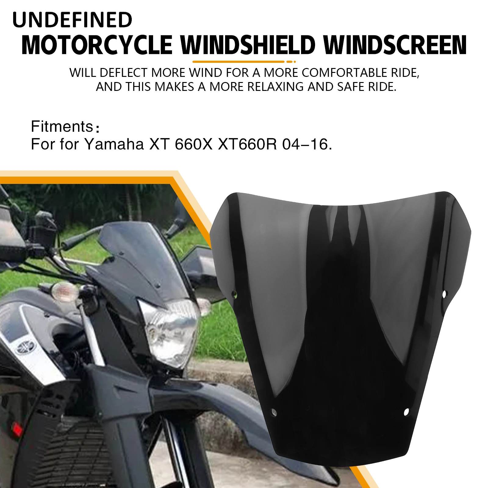 На предното стъкло на мотоциклет предното стъкло за Yamaha R XT660 2004 - 2016 2015 2014 Козирка за пробег, предни Ветрозащитный екран, Дефлектори