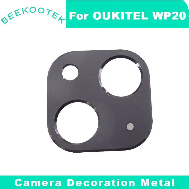 Нов Оригинален Обектив на Задната Основните Спомагателни Камери OUKITEL WP20, със Стъклен Капак, за Украса на Задната Камера, Метални Детайли За Смартфон OUKITEL WP20