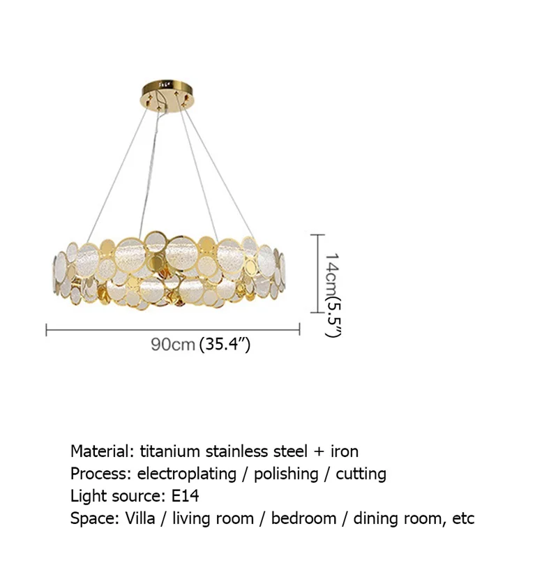 Окачен лампа на DENI в стила на постмодерното, творчески led лампа, декоративен за дома, трапезария, хол
