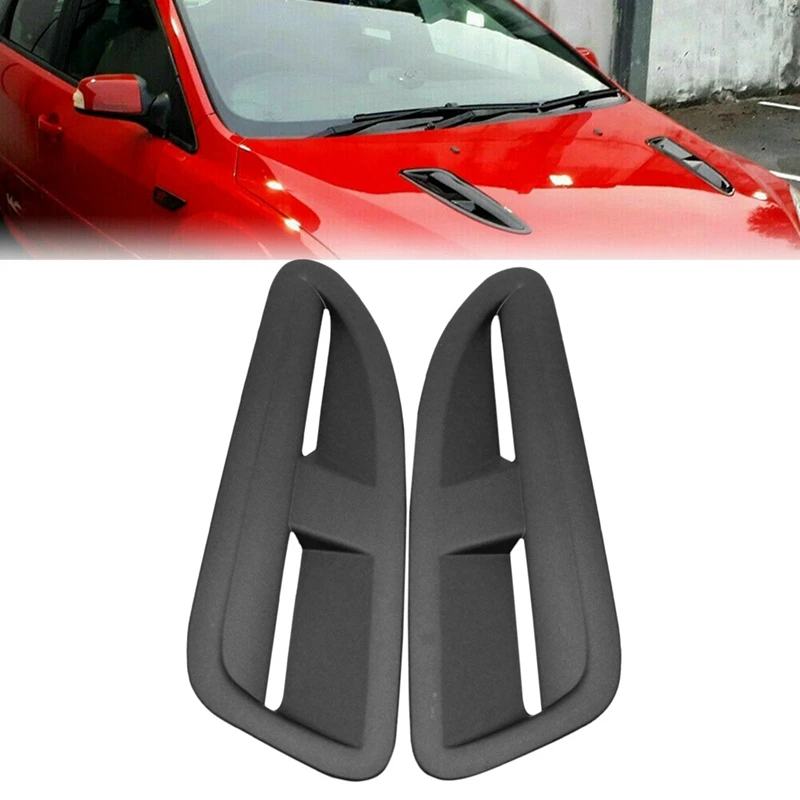 Отдушник на автомобила Модифицирани детайли на колата са Подходящи за Jaguar XKR XK8 Покриване на вентилационни отвори предния капак на Автоаксесоари (carbon)