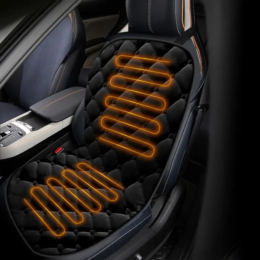 Позицията на нагревател седалки въздушна Възглавница за седалка за кола през Зимата Еластична лента Възглавница седалки за кола, Лесна за инсталиране устойчива на плъзгане подметка каучук Повечето
