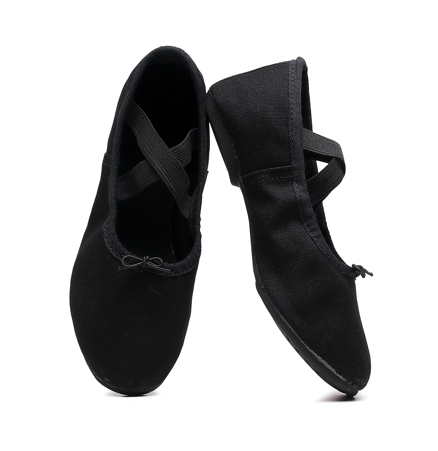 Професионални балетные обувки на мека трислойна подметка За жени и момичета, балетные обувки за танци, парусиновые балетные маратонки заплитания