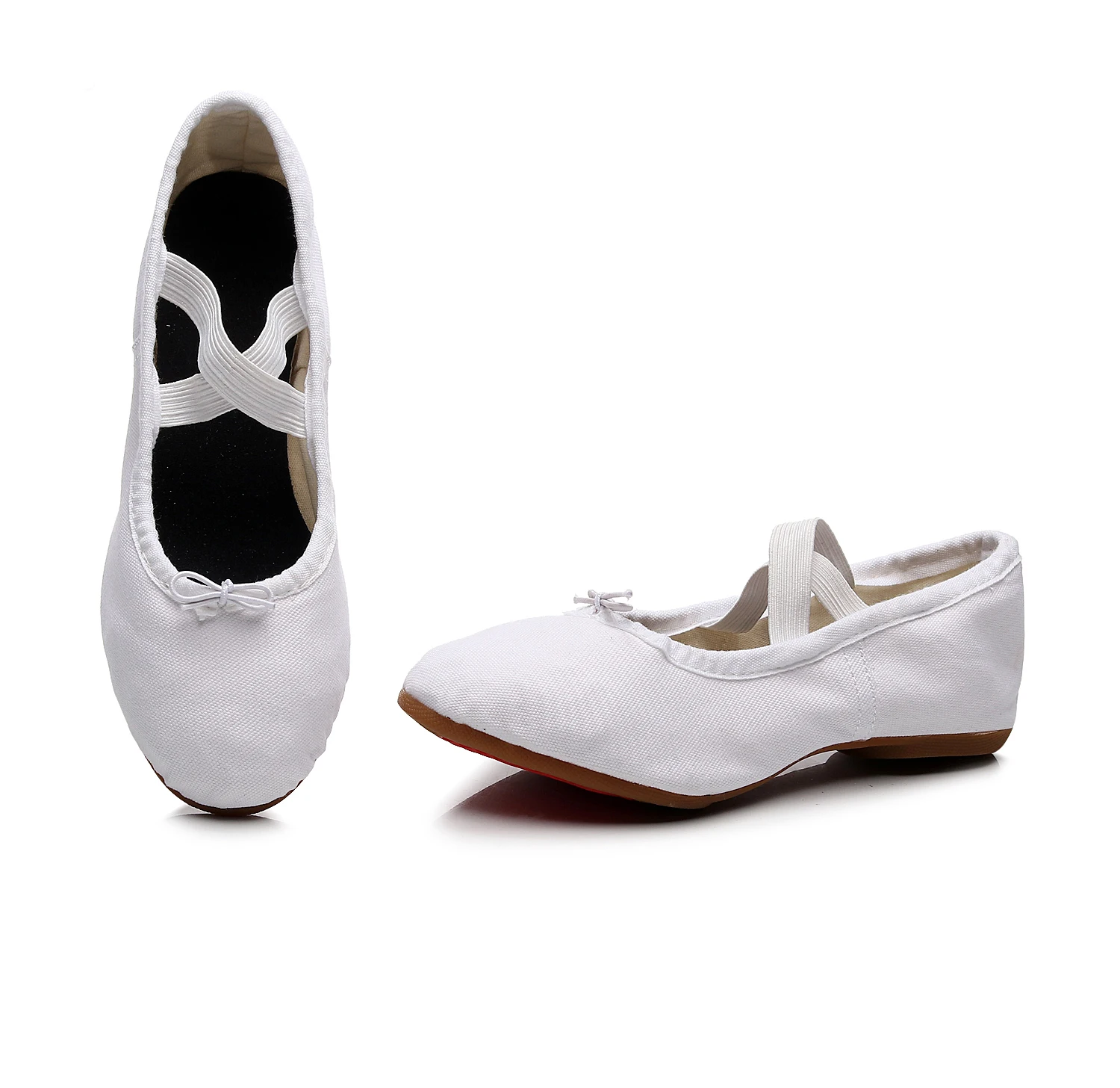 Професионални балетные обувки на мека трислойна подметка За жени и момичета, балетные обувки за танци, парусиновые балетные маратонки заплитания