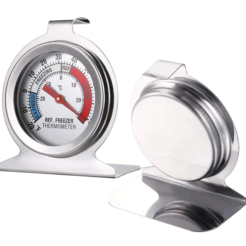 Серия термометри с 2 хладилник и фризер, термометър с голям циферблат, термометър за температурата на фризера на хладилника