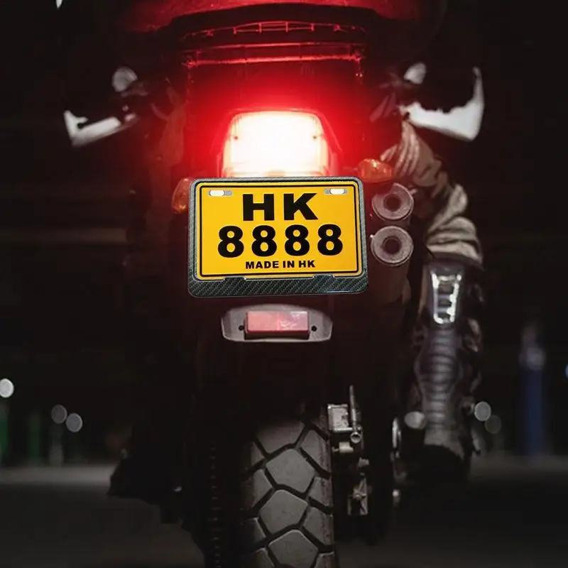 Титуляр регистрационен номер на мотоциклета, протектор, Рамка за ентусиасти и етикети, рамка от алуминиева сплав, Притежателят на лиценз табела, Мотоциклет