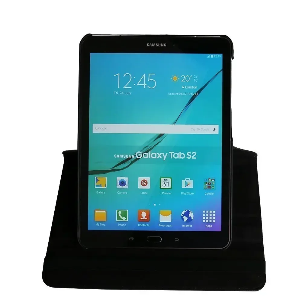Ултратънък Калъф от Изкуствена Кожа За Samsung Galaxy Tab S2 9.7 Tablet Stand Cover T810 T813 T815 T819 SM-T810 SM-T813 SM-T815 Седалките