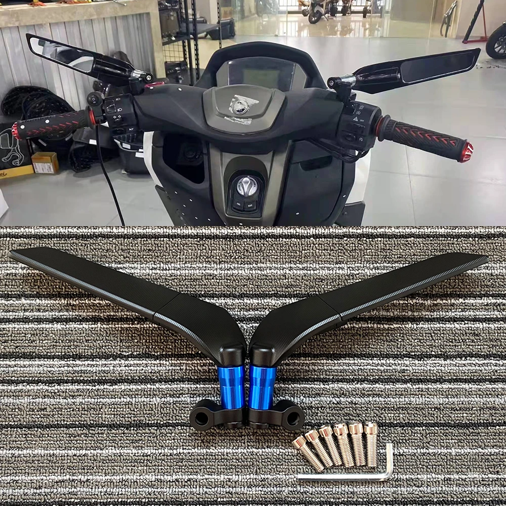 Универсално Ново фиксирано предното крило за мотоциклет Ducati MULTISTRADA 1200 STREETFIGHTER s//848 MONSTER с въртяща се огледало за обратно виждане