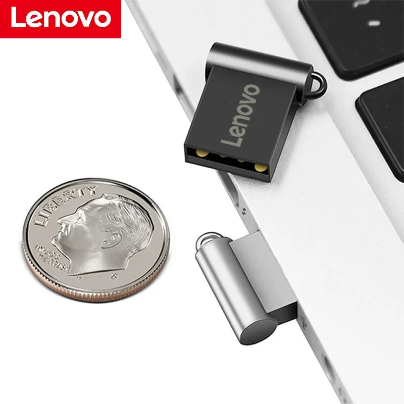 Флаш памети Lenovo 2 TB Високоскоростен Стик Метален Usb 3.0 1 TB 512 GB Usb устройство на Портативен Memoria Usb Flash Диск За Пренос на данни