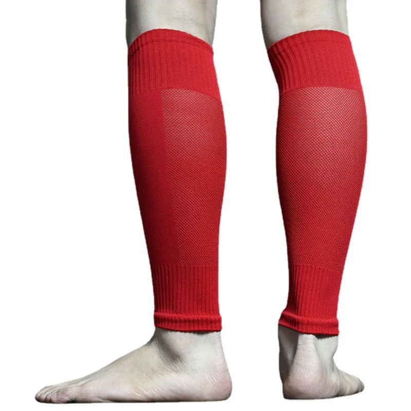 Футболни чорапи Дишащи Чорапи Без Ходила Професионални Футболни Щитове За Пищяла Фиксирани Гамаши Опаковка За Защита на Пищяла
