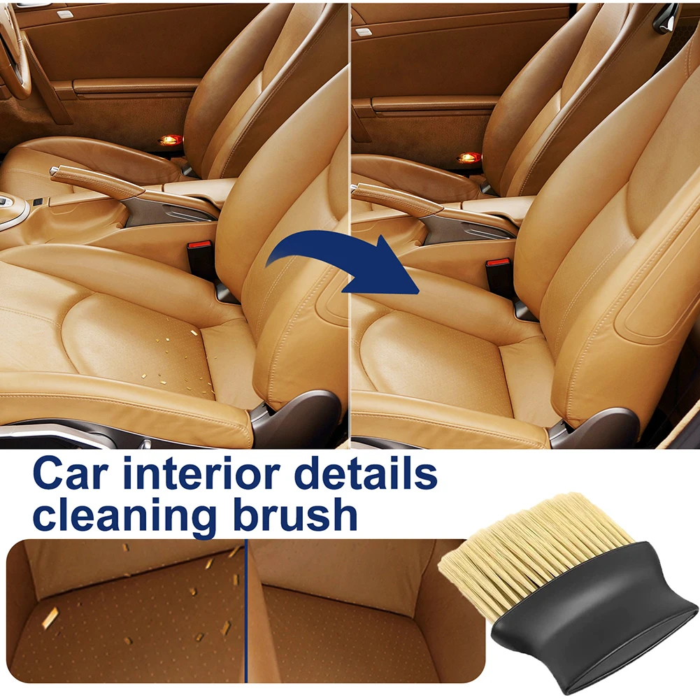 Четка за почистване на вътрешността на колата от прах Характеристики на интериора на колата В тесни места