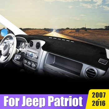 Автоаксесоари за Jeep Patriot 2007 2008 2009 2010 2011 2012 2013 2014 2015 2016 Капак табло, защищающая от светлина, мат, нескользящие накладки
