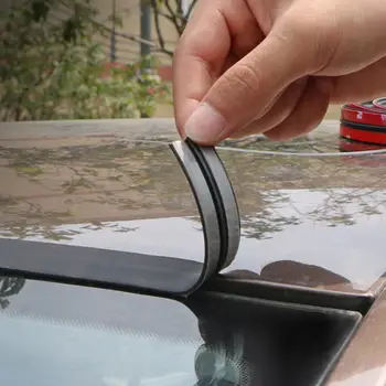 Автомобилни гумени печати Кантиращи ленти за Запечатване на Авто Покрив на Предното Стъкло на Автомобилен Лак Защитна лента алуминиева Дограма, уплътняване на Звукоизолация Звукоизолация