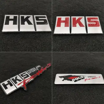 Автомобилни стикери Автомобилни стикери HKS Състезателна стикер Емблема за Toyota, Honda FIT Jade Accord City Bmw Vw Емблема на задния багажник на автомобил Икона