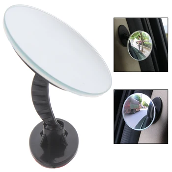 Автомобилно 360-инчов широкоугольное кръгла куполна огледало, странично автомобилно сляпо петно, огледало за обратно виждане