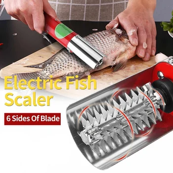 Аксесоари за премахване на риба везни Електрически скалер за трайно премахване на режещата глава