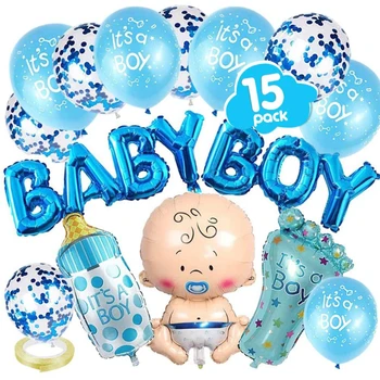 Балони за парти по случай рождения Ден на децата, балон от фолио за малки момчета и момичета, 4D Мече, гелиевый балон, украса за първия рожден Ден, украса за душата на детето