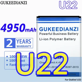 Батерия на мобилния телефон GUKEEDIANZI 4950 ма подходящ за Oukitel U22