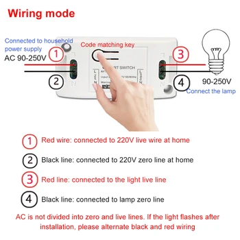 Безжично Дистанционно Управление Превключвател За DIY 433 Mhz Домакински Модул Smart Switch Контролера На Процесора Кухненски Отпадъци