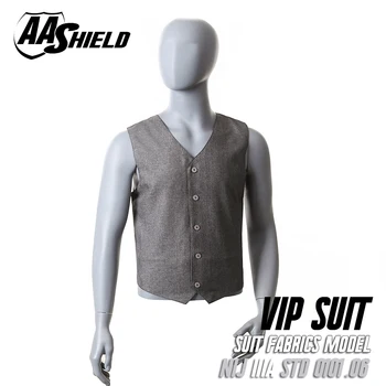 Бронирани AA Shield, бронирани VIP-костюм, удобна защитно облекло с арамидным сърцевина, защитно облекло сив цвят