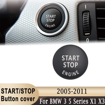 Бутон за Включване на двигателя START/STOP подреден Пръстен, изработени Капачката Черен Цвят за BMW E90 E91 E92 E93 E60 E84 E83 E70 E71 E72 2004-2015