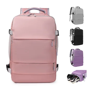 Водоустойчив пътна чанта-тролей с множество джобове за раница за отдих, голям капацитет за лаптоп, спортни мама