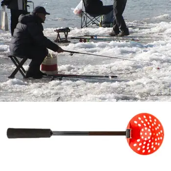 Гевгир за лед риболов, висококачествена и лека дръжка-скимера със защита от надраскване, улични аксесоари за риболов