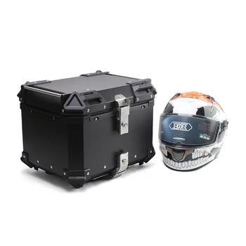 Горната кутия от алуминиева сплав с обем 45 литра Topbox Caja De Aluminio Para Moto De Metal Багажник багажника и Мотоциклетни