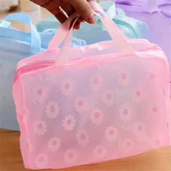 Дамски преносима чанта за пране Дамски прозрачен водоустойчив косметичка за съхранение на козметика с Голям капацитет Косметичка за съхранение на козметика Beauty