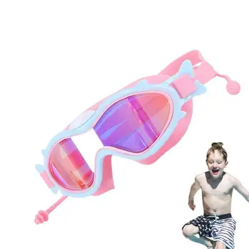 Детски очила за плуване, слънчеви очила за гмуркане с шнорхел, защита от ултравиолетови лъчи, защита от замъгляване за гмуркане без вода