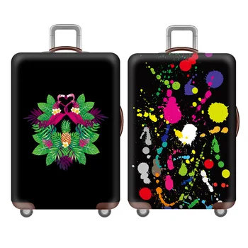 Дизайнерски сгъсти калъф за багаж От еластична тъкан, защитен калъф за багаж, аксесоари за пътуване, подходящ за носене за колички 18-32 инча