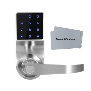 Електронен Надеждна дигитална система за заключване на вратите без ключ, интелигентен заключване с парола за да се гарантира сигурността на дома и офиса, сензорен екран