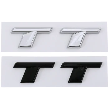 За Audi TT Sline MK1 MK2 8S MK3 8J Quattro 1бр Нови 3D ABS Черни Хромирани Букви За Багажник на Кола Етикети TT Лого Емблема Икона
