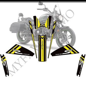 За Kawasaki VULCAN S 650 VN650 Тампон на резервоара на мотоциклета Масло, газ, Газова протектор, обтекател, броня, стикери на предното стъкло, стикери