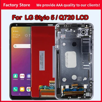 За LG Stylo 5 LM-Q720 Q720QM6 Q720MS Q720AM Q720TSW Q720QM LM-Q720CS LCD дисплей С сензорен Екран Дигитайзер В събирането на