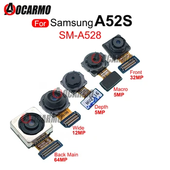 За Samsung Galaxy A52S A528B на Предния Панел на Задната Ултра Широкоъгълен/Макро/на най-дълбокото Модул Задната част на Основната Камера Гъвкав Кабел, резервни Части За Ремонт на