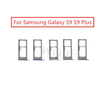 За Samsung Galaxy S9 Plus Притежателя на Тавата За СИМ карти-Карти Micro 965F G965F/DS G965U G965W G9650 Подмяна на Адаптер за SD Слота за SIM-карти