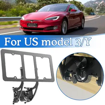 За Tesla, Модел 3/Y 2017-2023 Предни Притежателя на Лиценз табела, Без Лепило на Притежателя на Лиценз Табела С Противоугонными Функции Монтажен Комплект