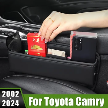 За Toyota Camry XV30 XV40 XV50 XV70 2002-2023 2024 столче за Кола Щелевое За Съхранение Телефон на Притежателя на Скоростната Чанта Вградена Многофункционална Чанта