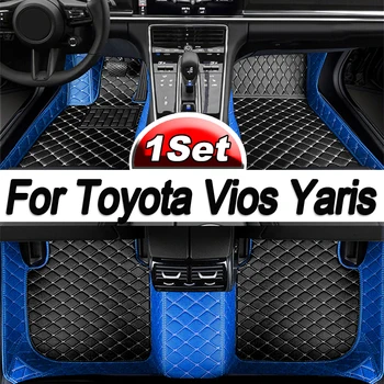 За Toyota Vios Yaris 2022 2020 2021 2019 2017 2018 2015 2016 2014 Автомобилни Постелки Аксесоари За интериора на Автомобили Килими По Поръчка