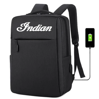 За индийския FTR 1200 S FTR1200 Carbon /Rally Chief Нов Водоустойчива раница с USB-чанта за зареждане, мъжки раница за бизнес пътуване