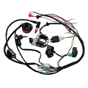 За мотоциклет, ATV Quad Pit Bike 50 70 90 110 125Cc Теглене на кабели, Пълна Подмяна на статора CDI