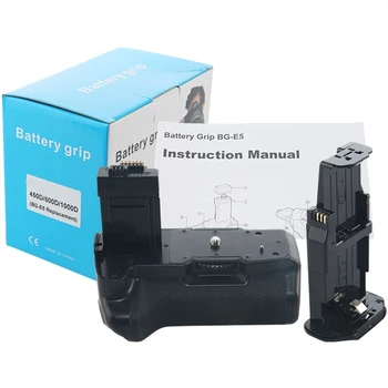 Замяна цифров фотоапарат E9LB BG-E5 с равностоен дръжка, батерия BP-511A, държач за 450D 500D 1000D
