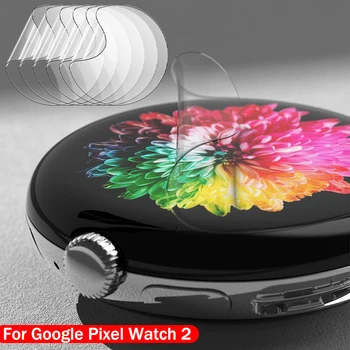 Защитни фолиа за екрана на смарт часа от мека TPU за Google Pixel Watch, 2 гидрогелевые фолио против надраскване за Google Pixel Watch