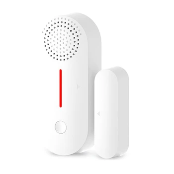Интелигентна аларма Sasha Врата и прозорец алармена система с дистанционно управление, датчик за звук и осветление на дома
